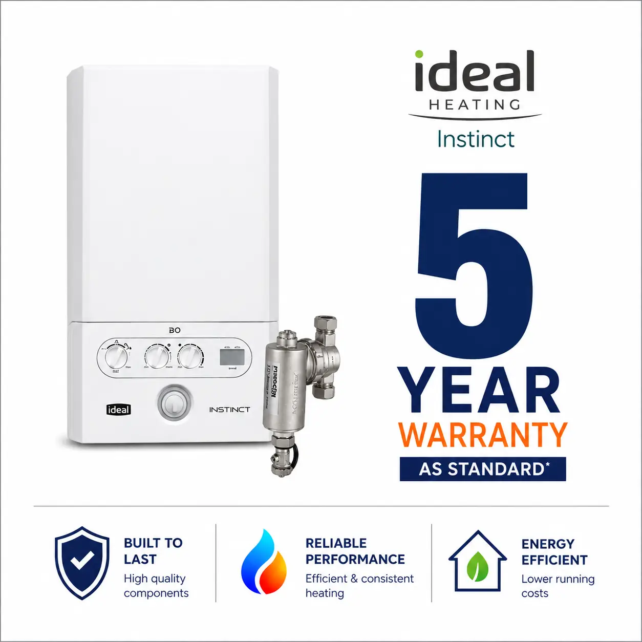 Instinct 5 year warranty